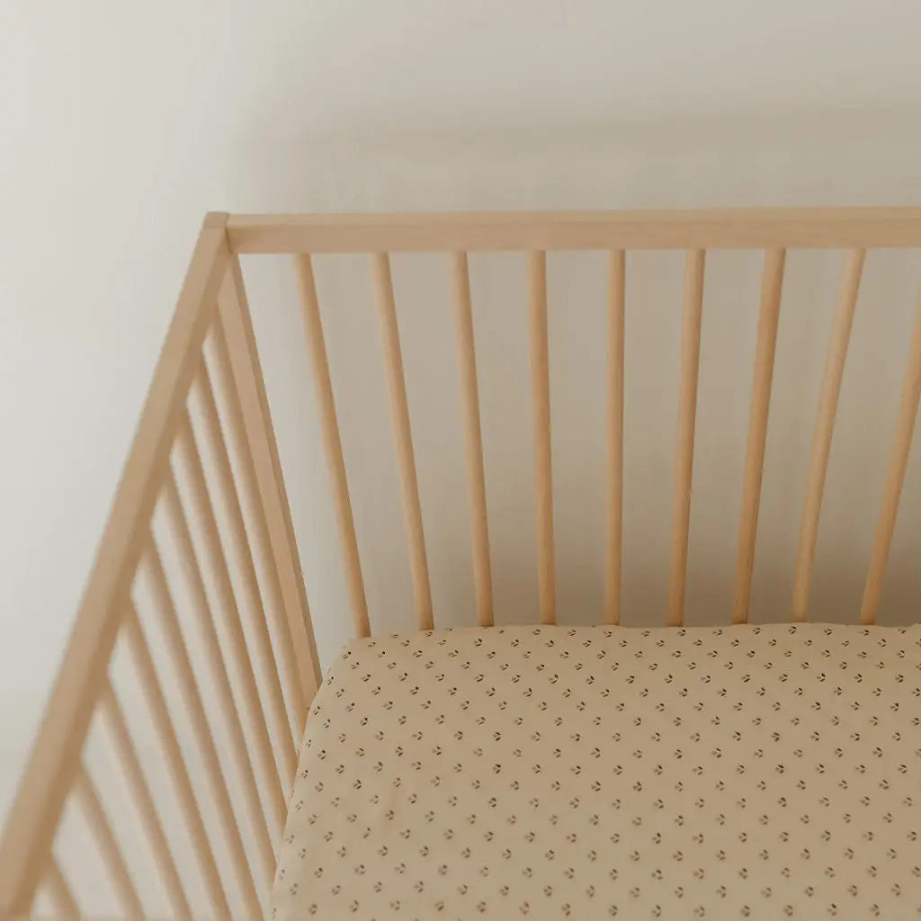 Muslin Crib Sheet | Flora