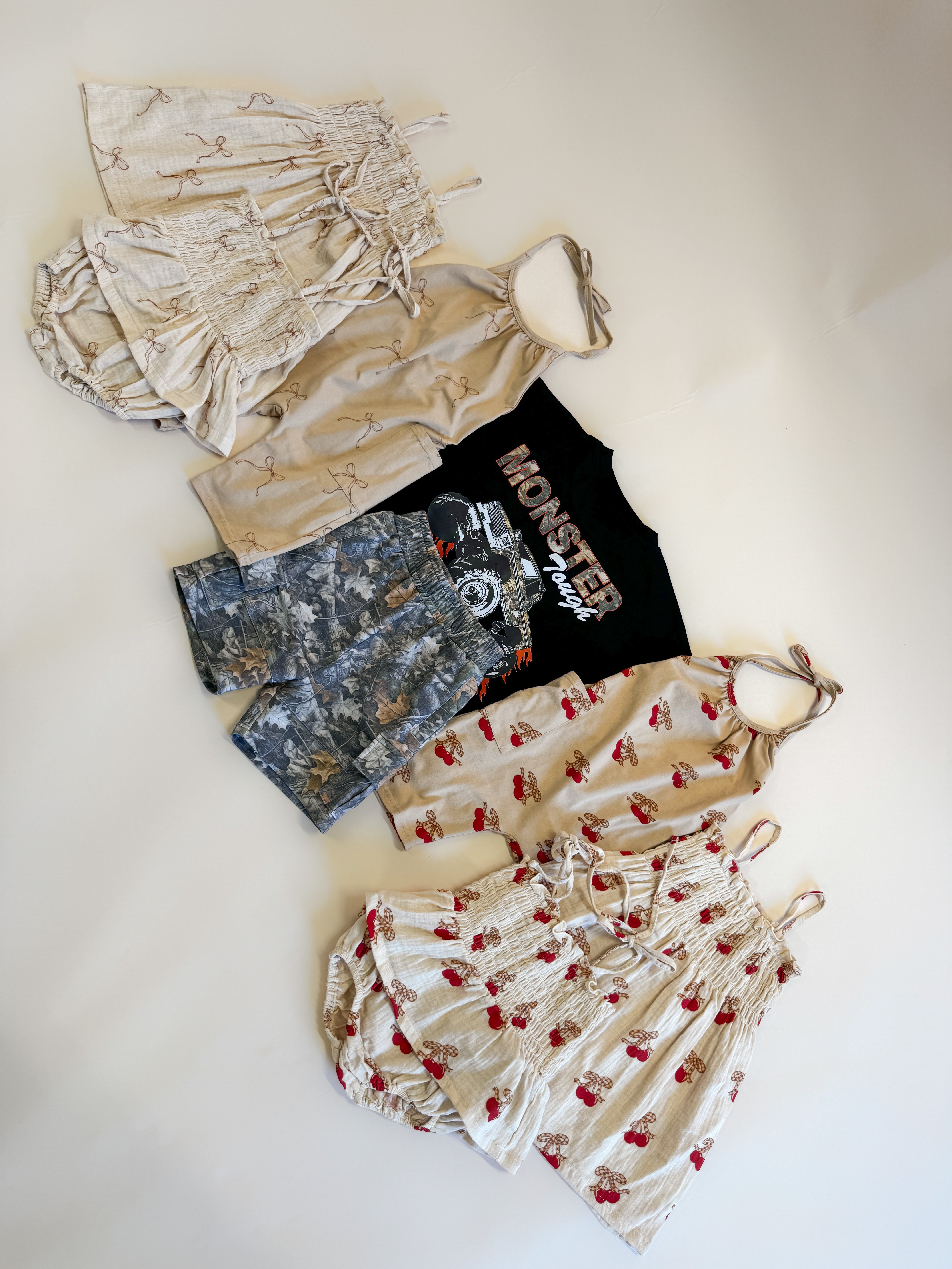 Halter jumpsuit girls and stylish outfits for summer playdates, featuring soft fabrics and fun designs.