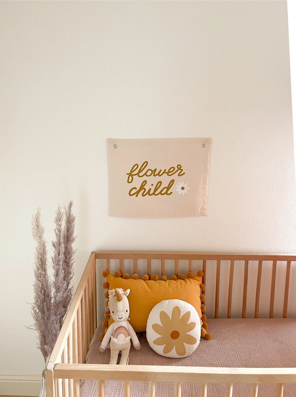 Daisy Canvas Pillow