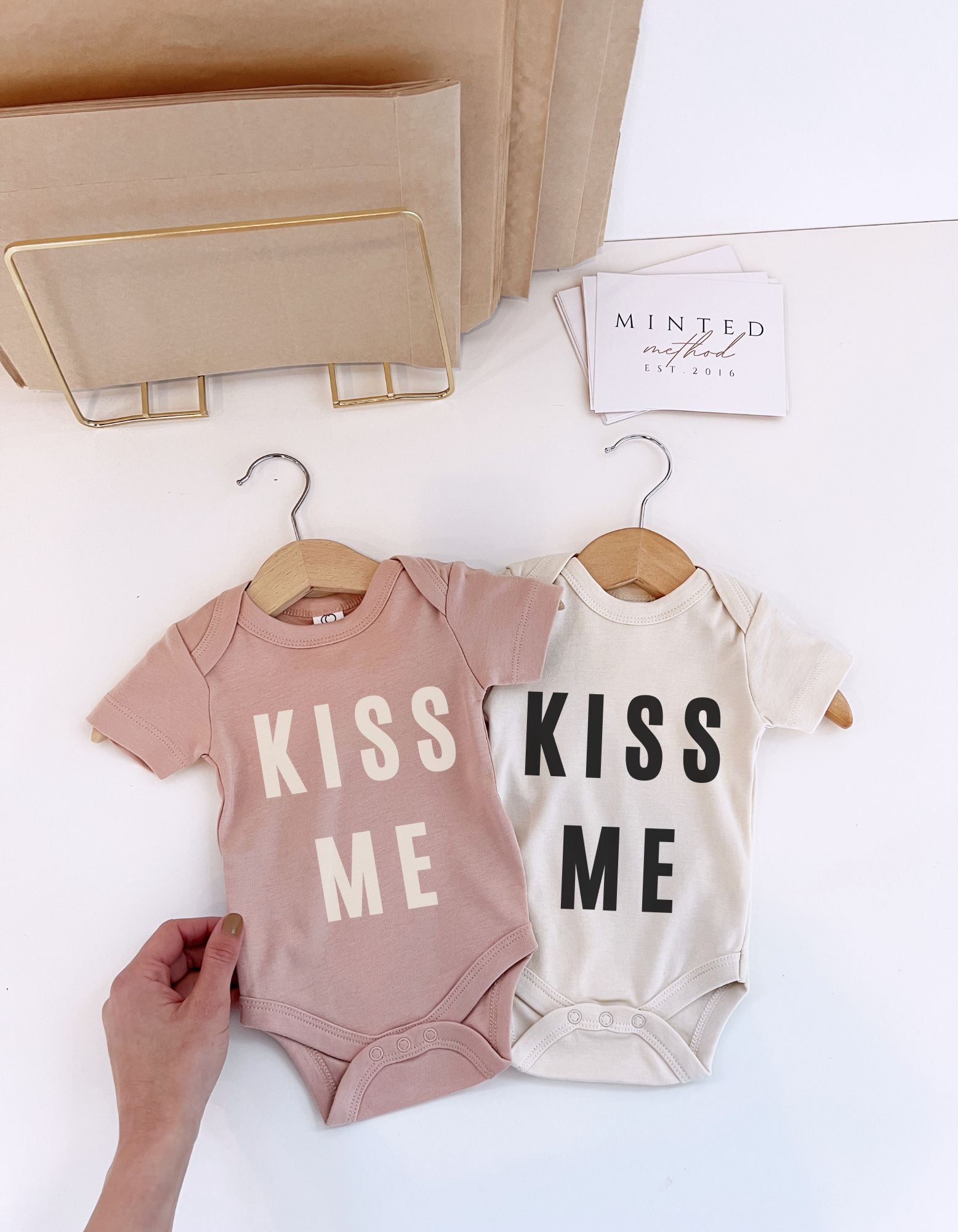 Valentine's Day Kiss Me Onesie