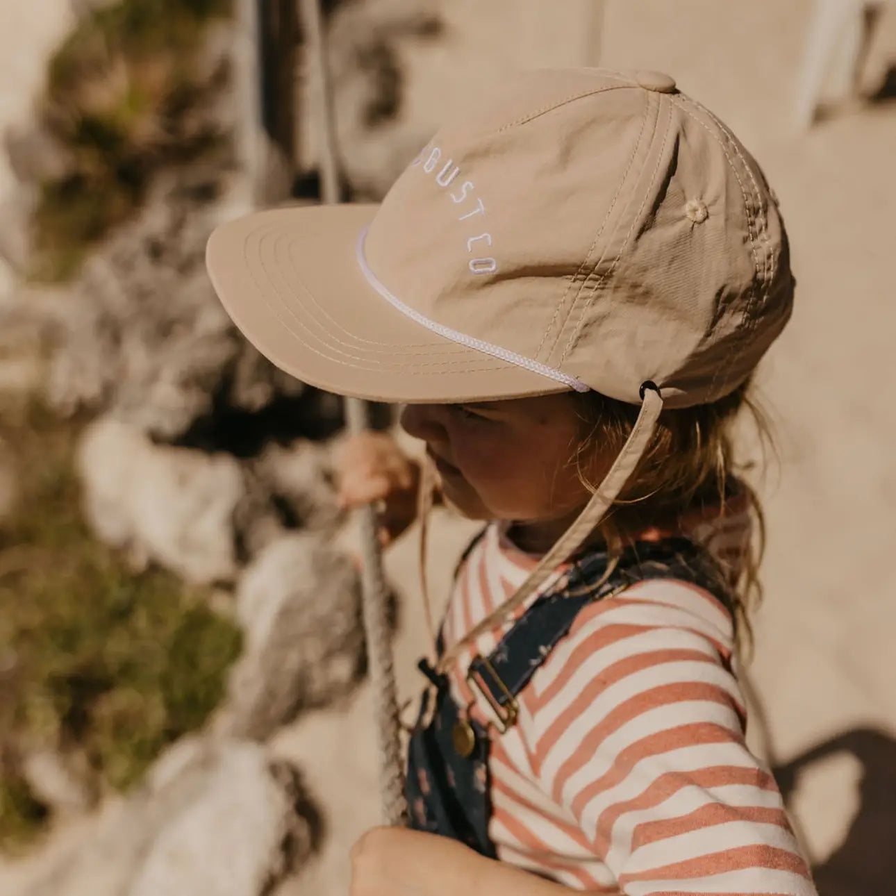Kids Adventure Cap in Sand