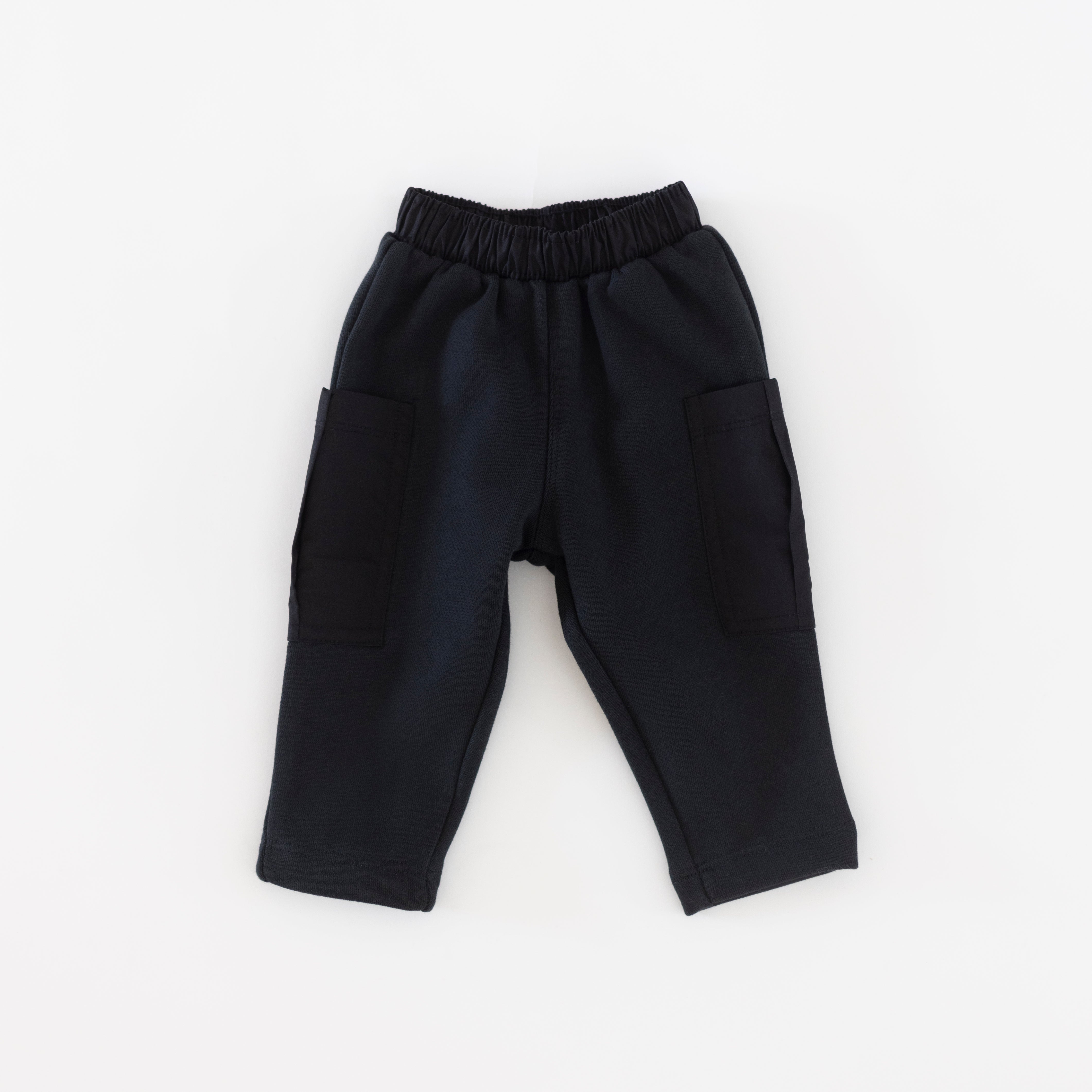 Cargo Wideleg Pant - Relaxed neutral bottoms with cargo pockets and elastic waistband.