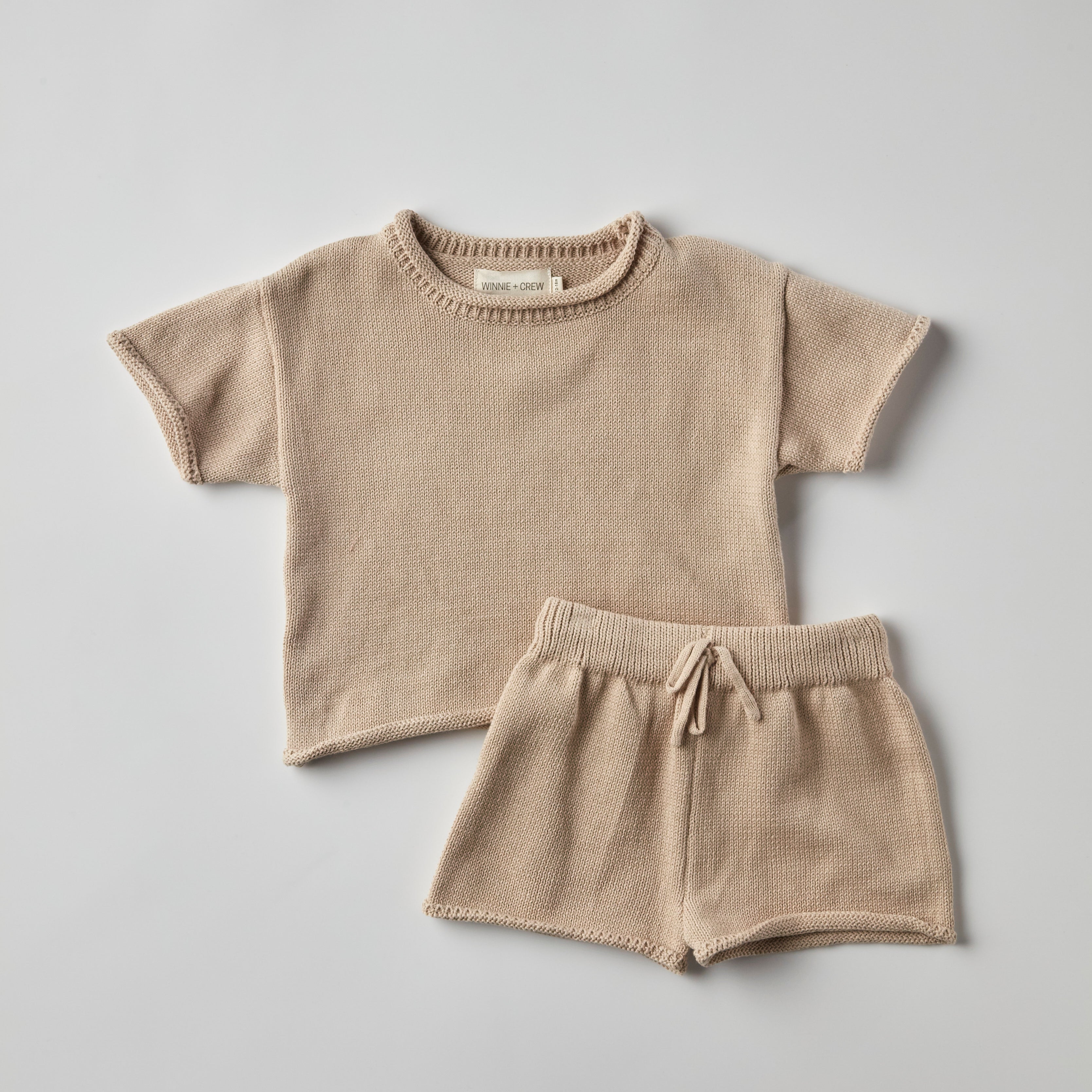 Saylor Knit Set in Beige