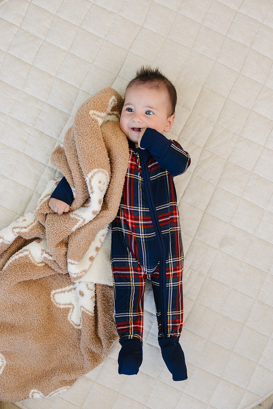 Gingerbread Plush Blanket