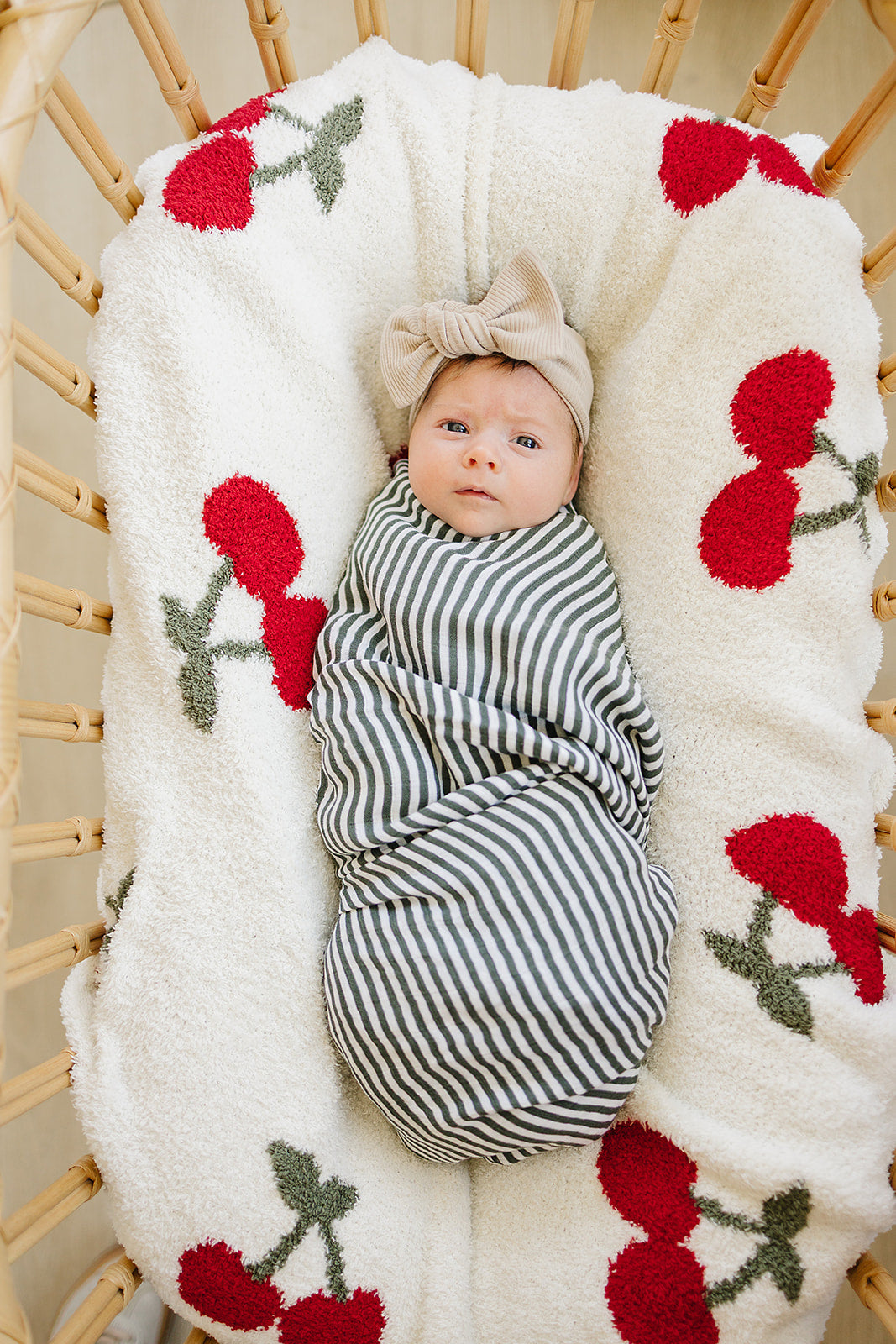 Baby Plush Blanket – Cherry