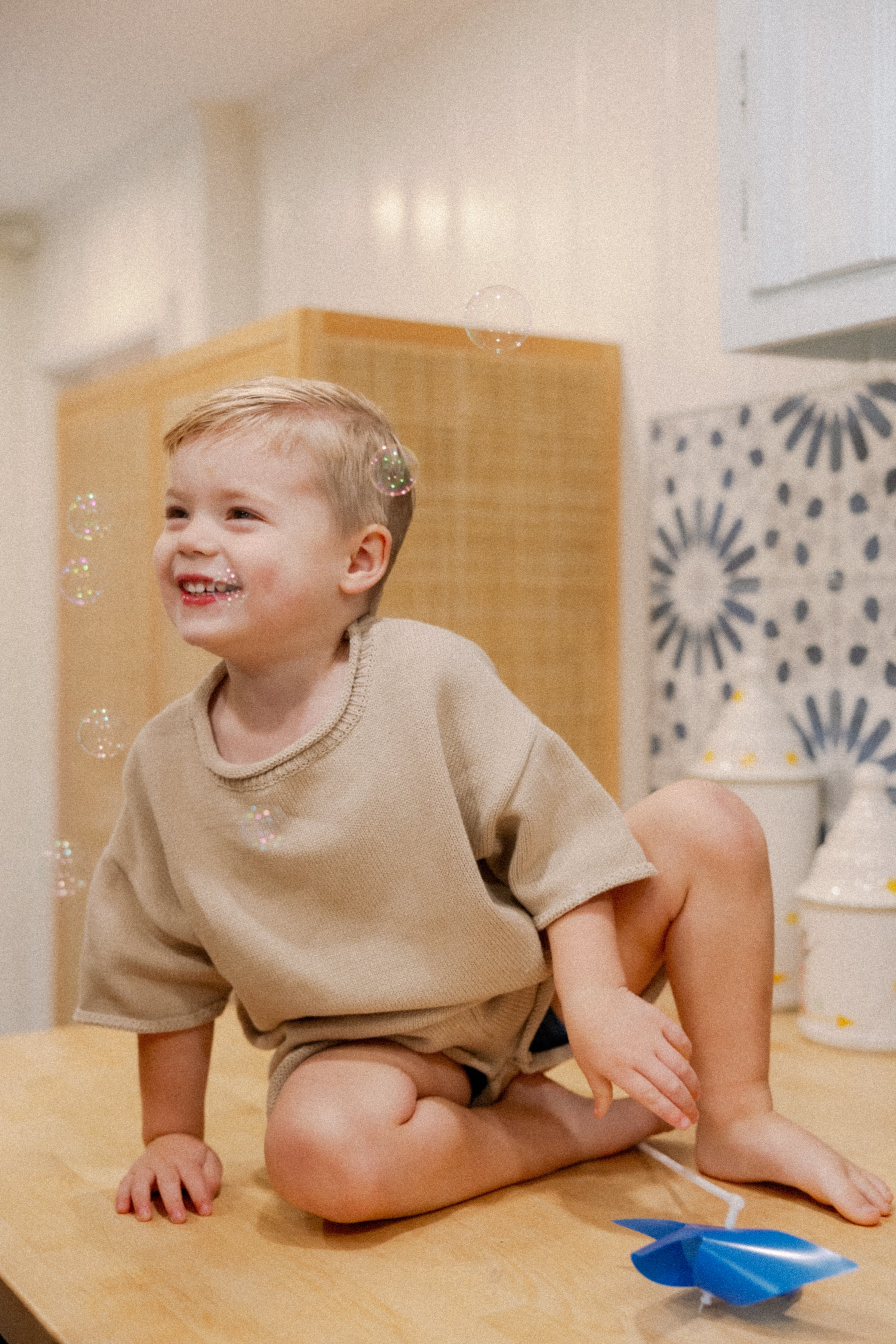 Saylor Knit Set in Beige