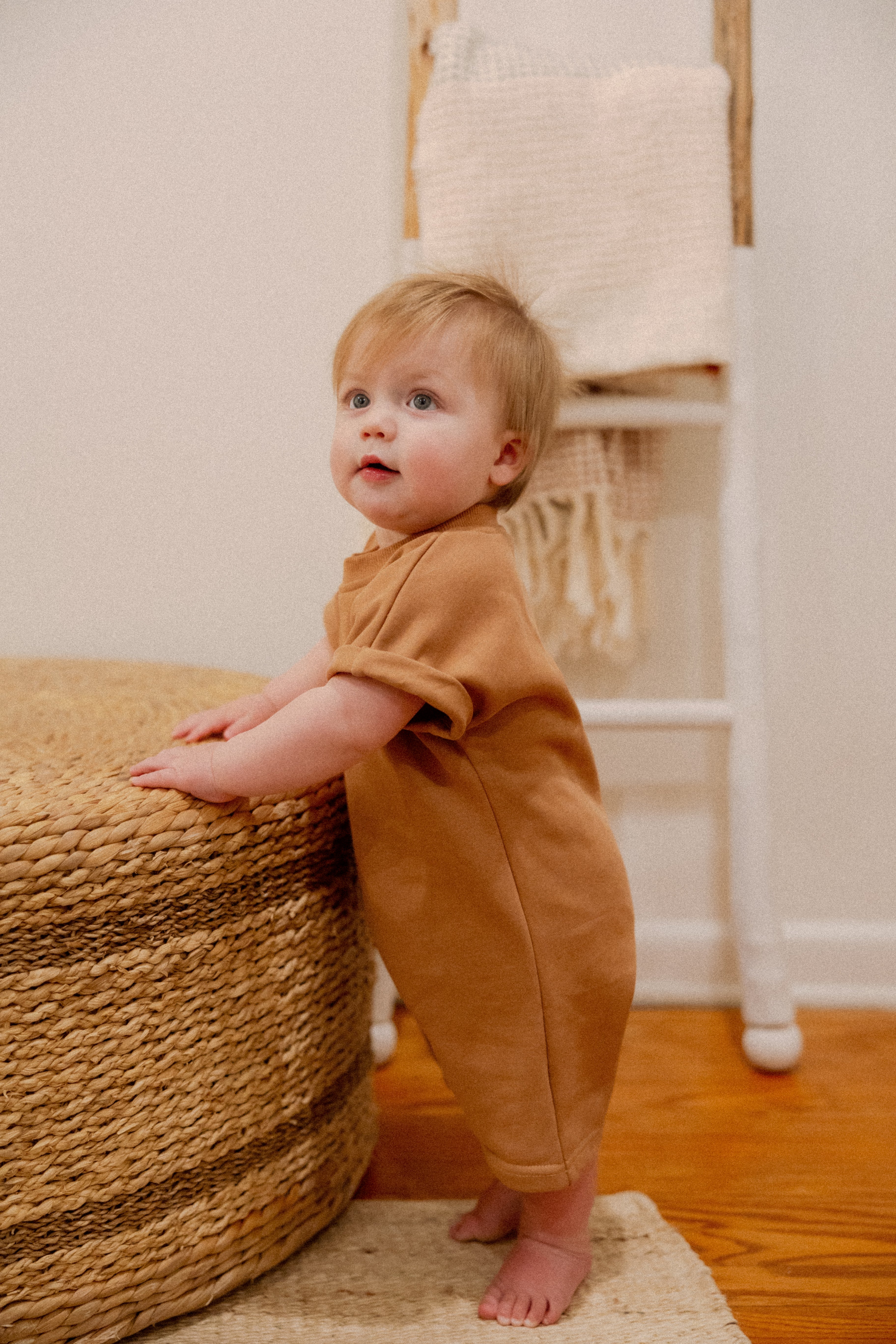 Ronnie Romper in Brown