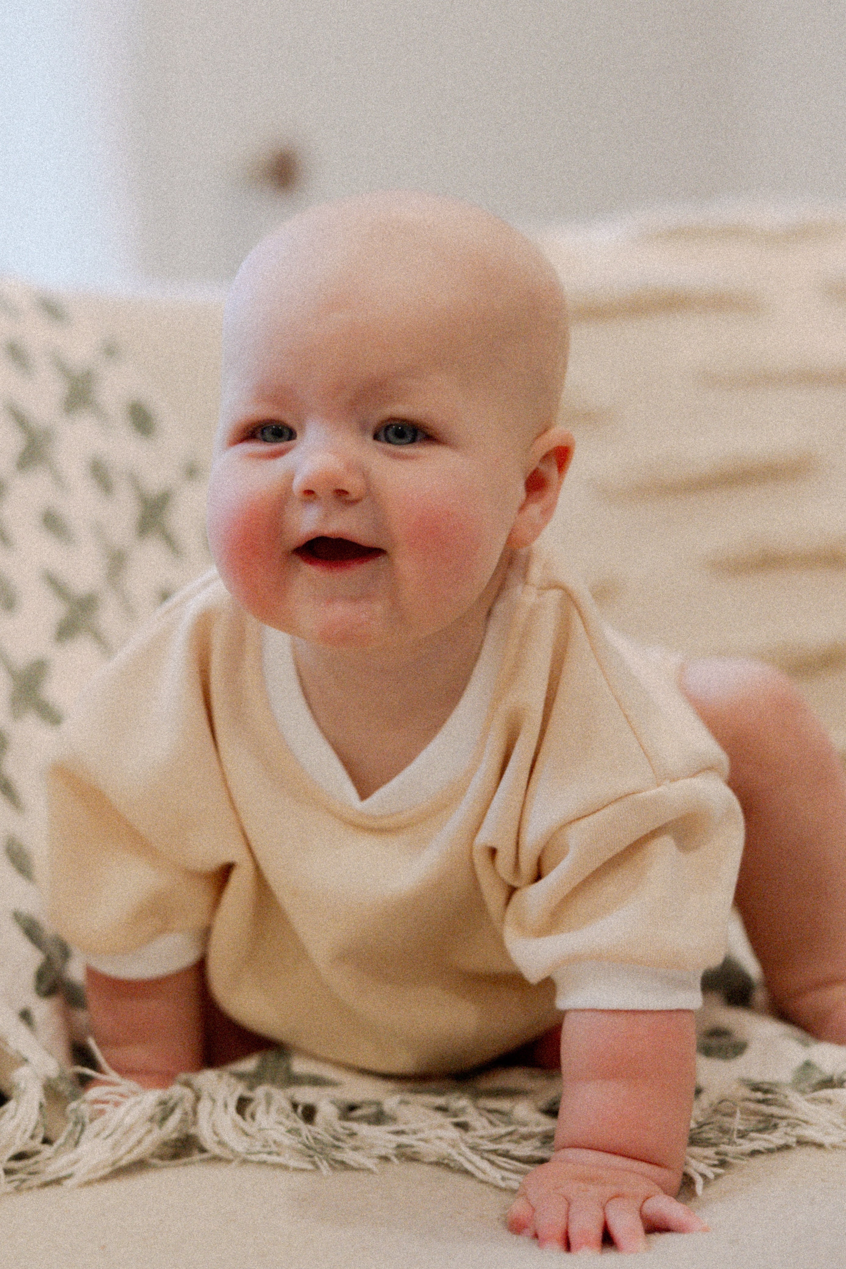 Sullivan Romper in Cream